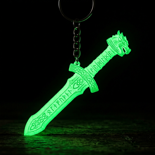 Glow Sword Keychain